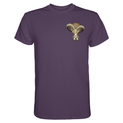 Bockiges Mufflon Widder Schafbock - Premium Shirt
