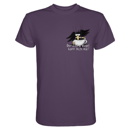 Der frühe Vogel kann mich mal | Kaffee Rabe - Premium Shirt