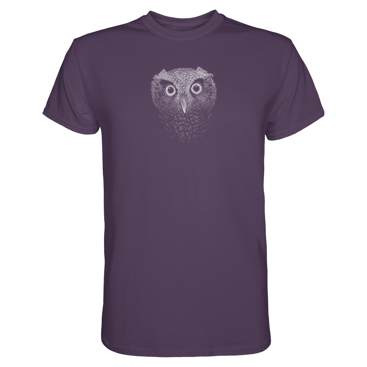 Eule Kritzelkunst Illustration - Premium Shirt