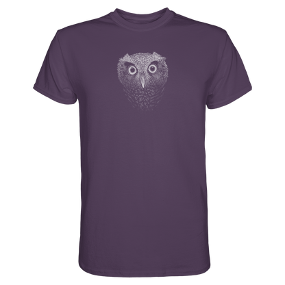 Eule Kritzelkunst Illustration - Premium Shirt
