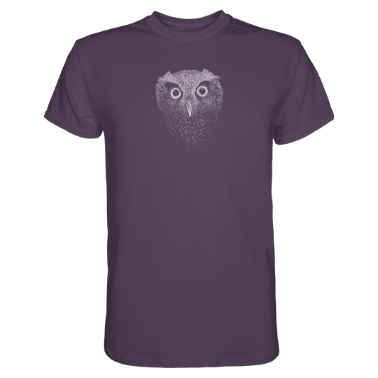 Eule Kritzelkunst Illustration - Premium Shirt