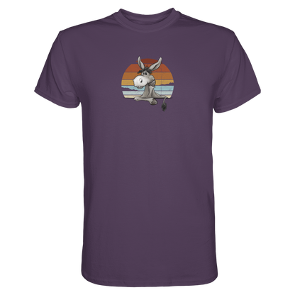 Lässiges Maultier Retro Esel - Premium Shirt