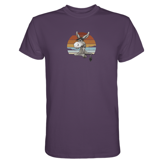 Lässiges Maultier Retro Esel - Premium Shirt