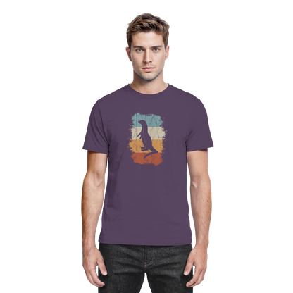Retro Otter Fischotter Silhouette - Premium Shirt