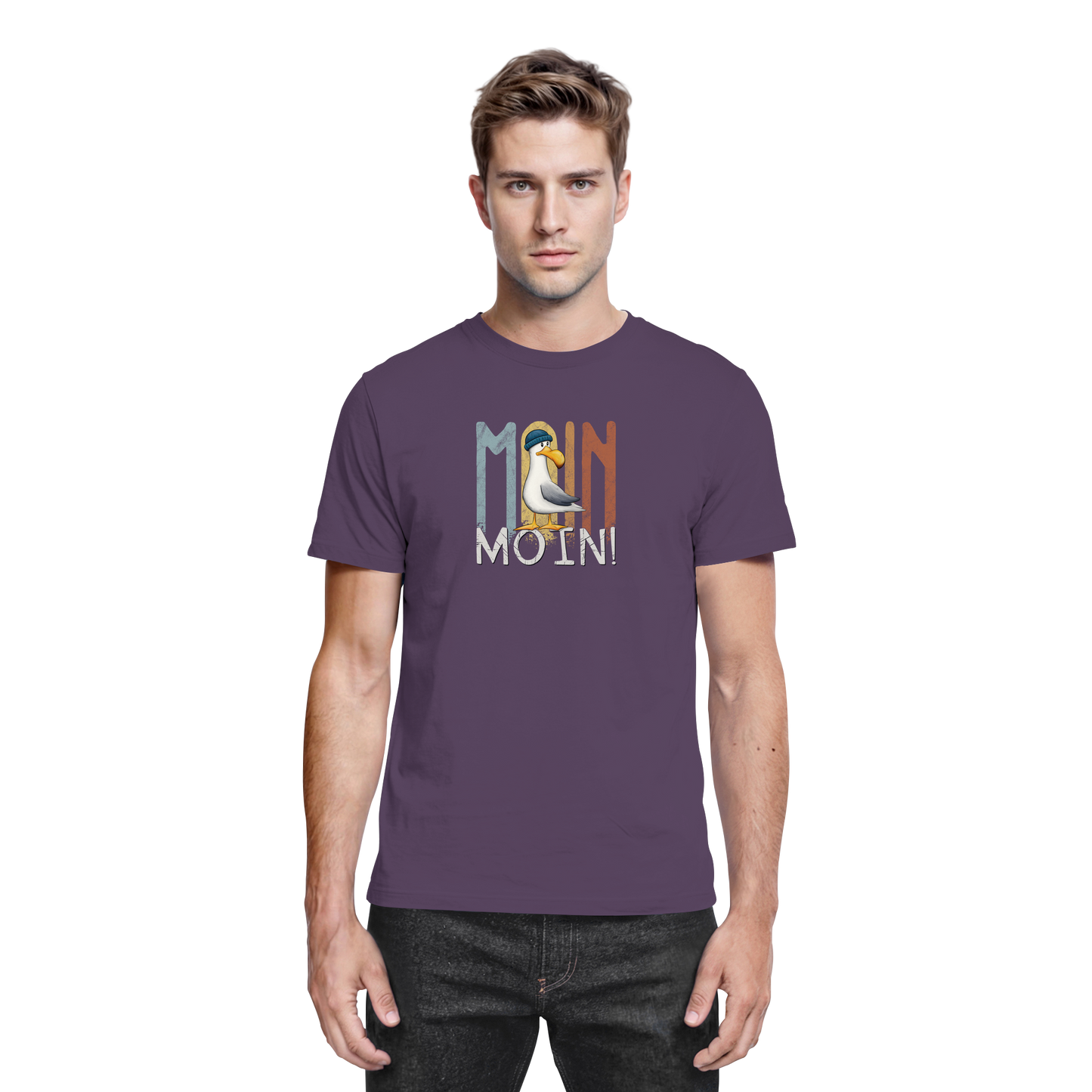 Moin Moin norddeutsche Möwe - Premium Shirt