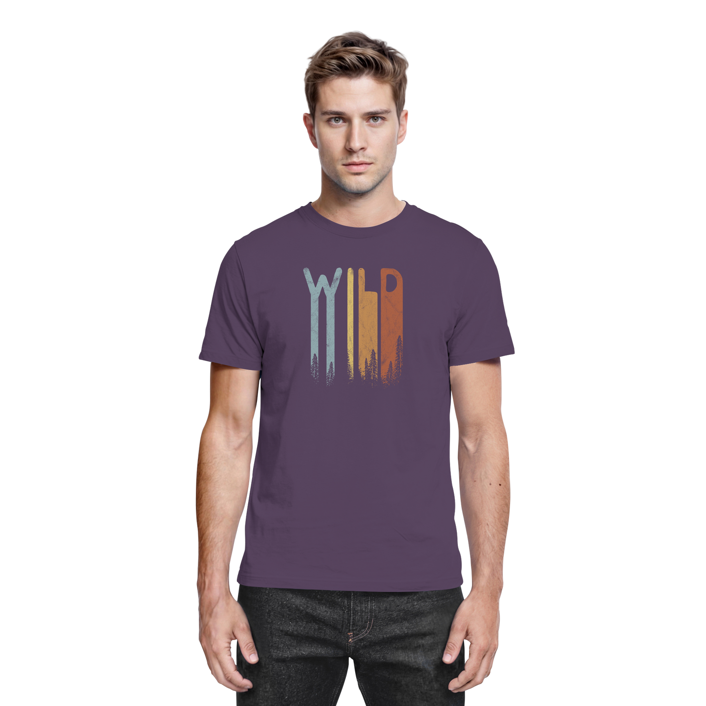 Wild Retro Schriftzug - Premium Shirt