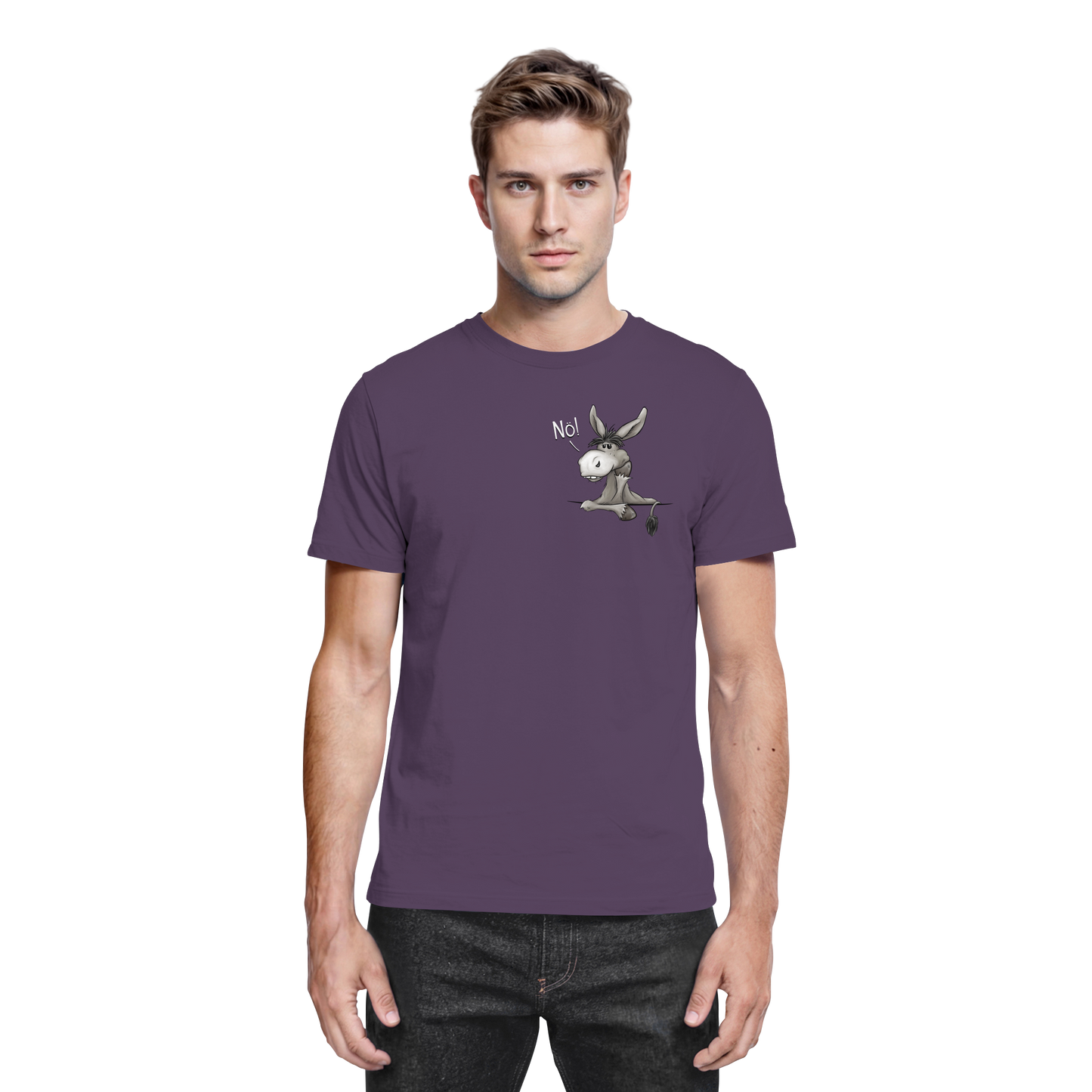 Nö! Störrischer Esel - Premium Shirt