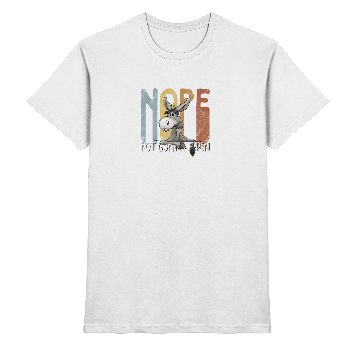 Nope | bockiger Esel - Premium Shirt