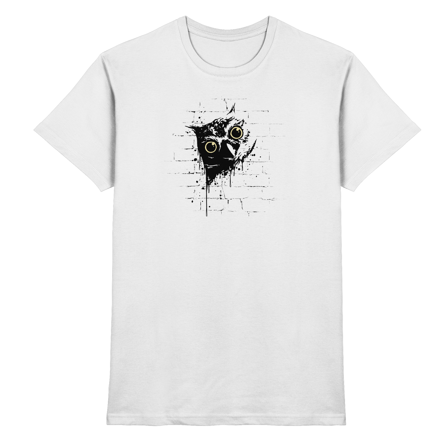 Lässige Street Art Eule - Premium Shirt