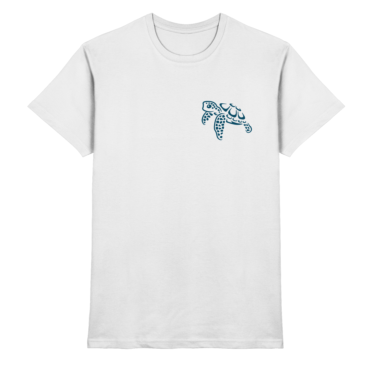 Lässig lustige Wasserschildkröte - Premium Shirt