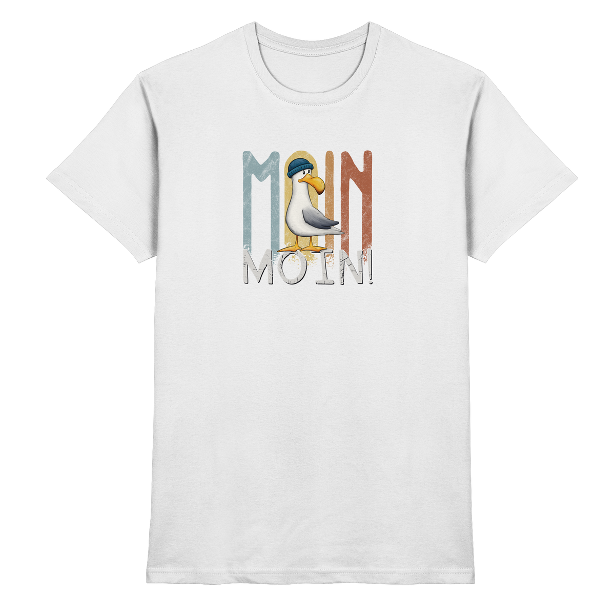 Moin Moin norddeutsche Möwe - Premium Shirt