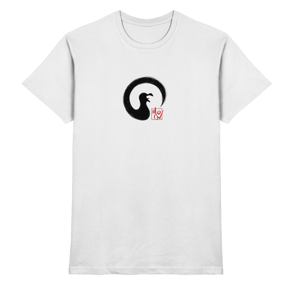 Moin kreischende japanische Enso Möwe - Premium Shirt