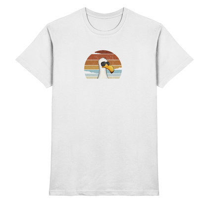 Cool lässige Retro Möwe - Premium Shirt