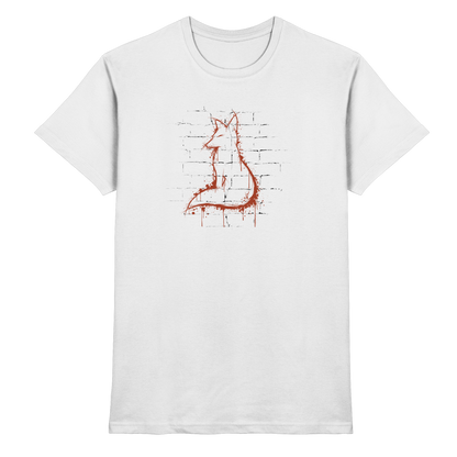 Street Art Fuchs Silhouette - Premium Shirt