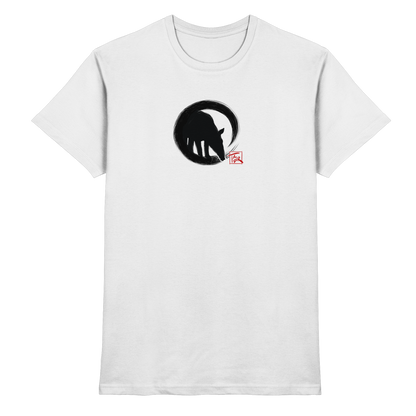 Zen Tapir im japanischen Enso Kreis - Premium Shirt