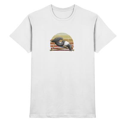 Lässiger Retro Sundown Tapir - Premium Shirt