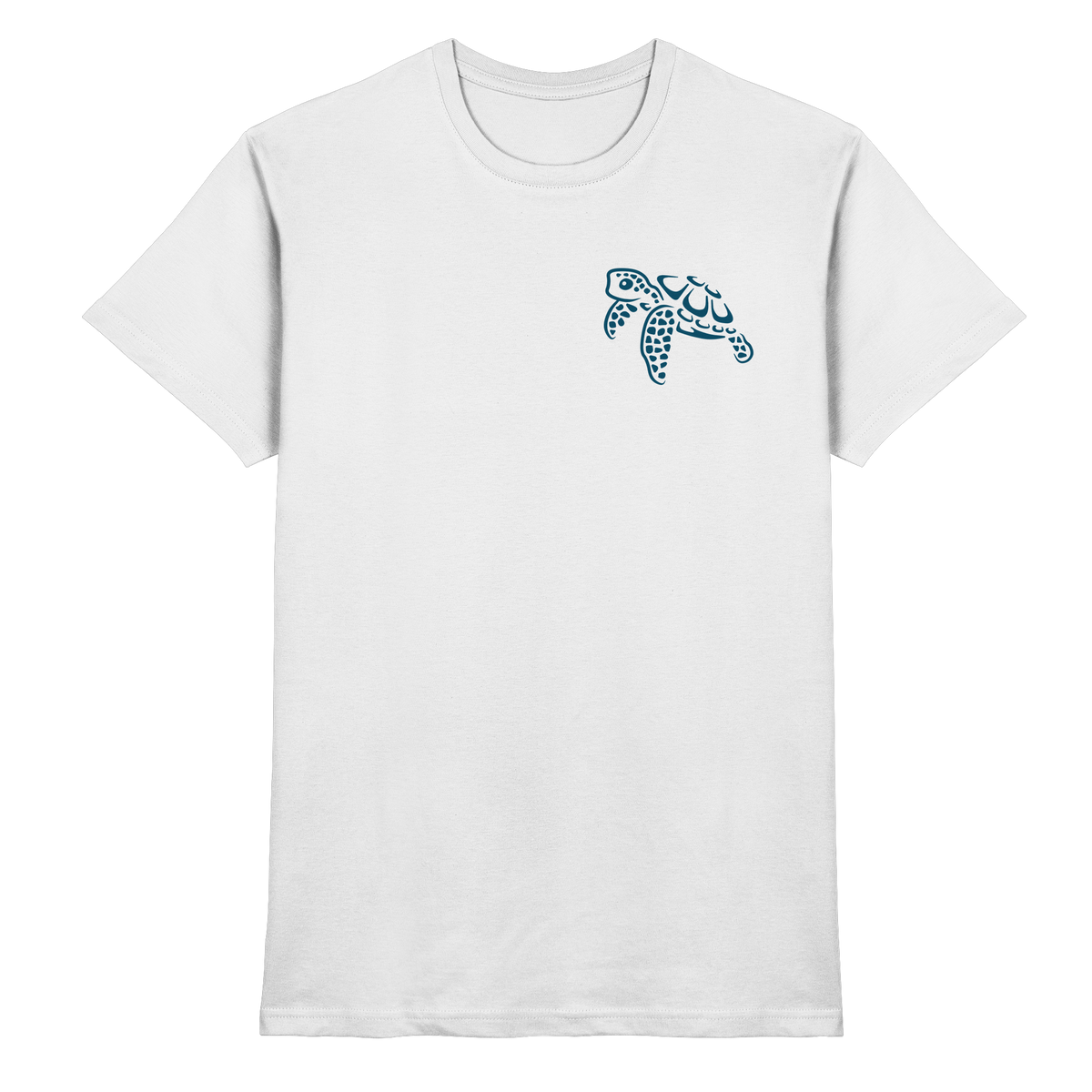 Lässig lustige Wasserschildkröte - Premium Shirt