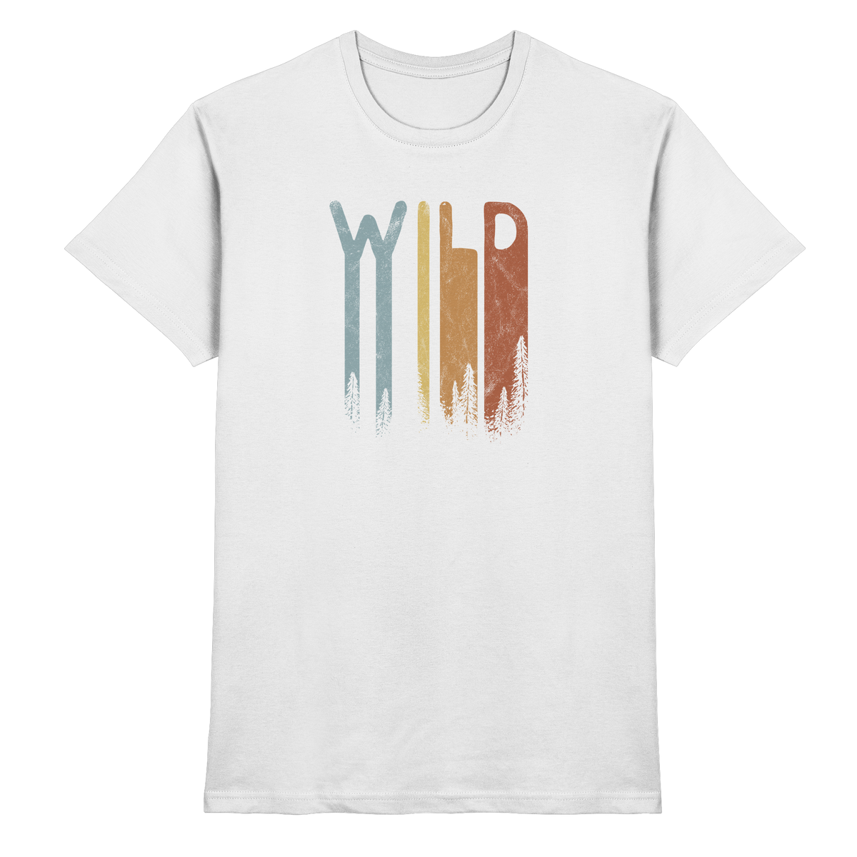Wild Retro Schriftzug - Premium Shirt