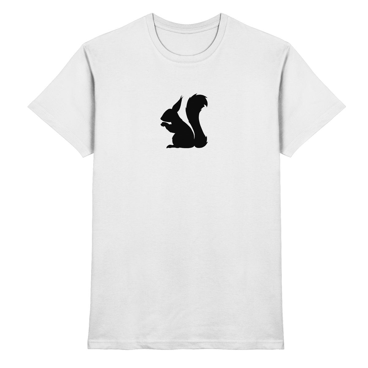 Eichhörnchen Silhouette - Premium Shirt