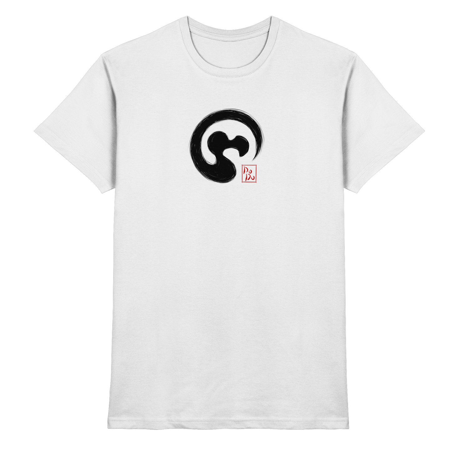 Zen Dodo im japanischen Enso Kreis - Premium Shirt