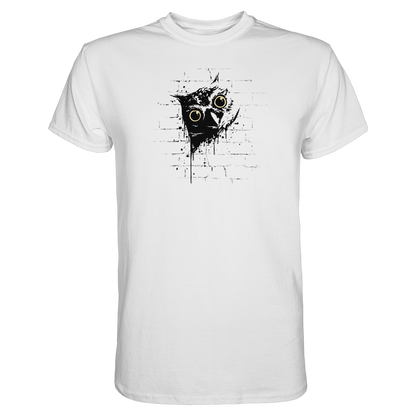 Lässige Street Art Eule - Premium Shirt