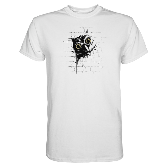 Lässige Street Art Eule - Premium Shirt
