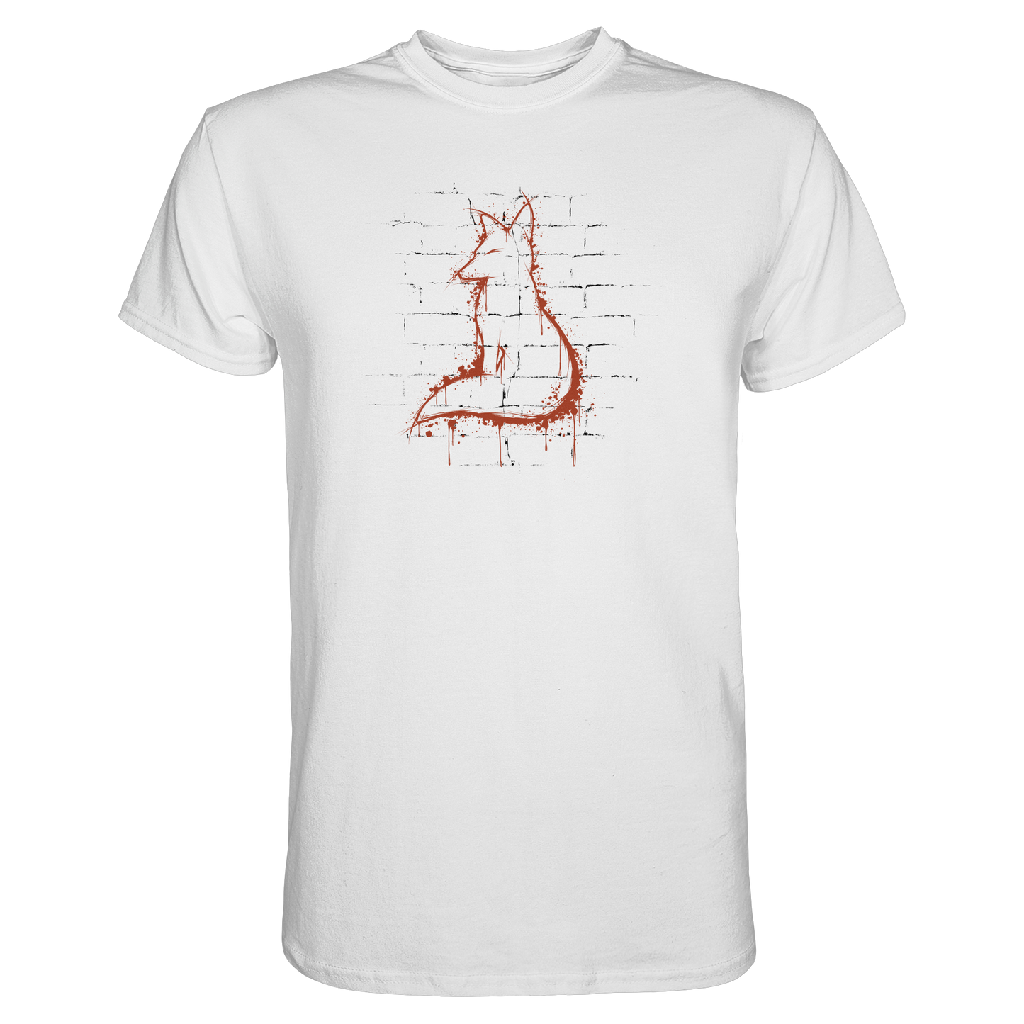 Street Art Fuchs Silhouette - Premium Shirt