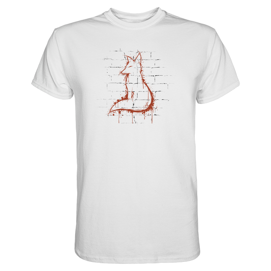 Street Art Fuchs Silhouette - Premium Shirt