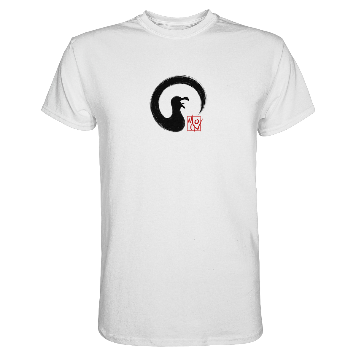 Moin kreischende japanische Enso Möwe - Premium Shirt