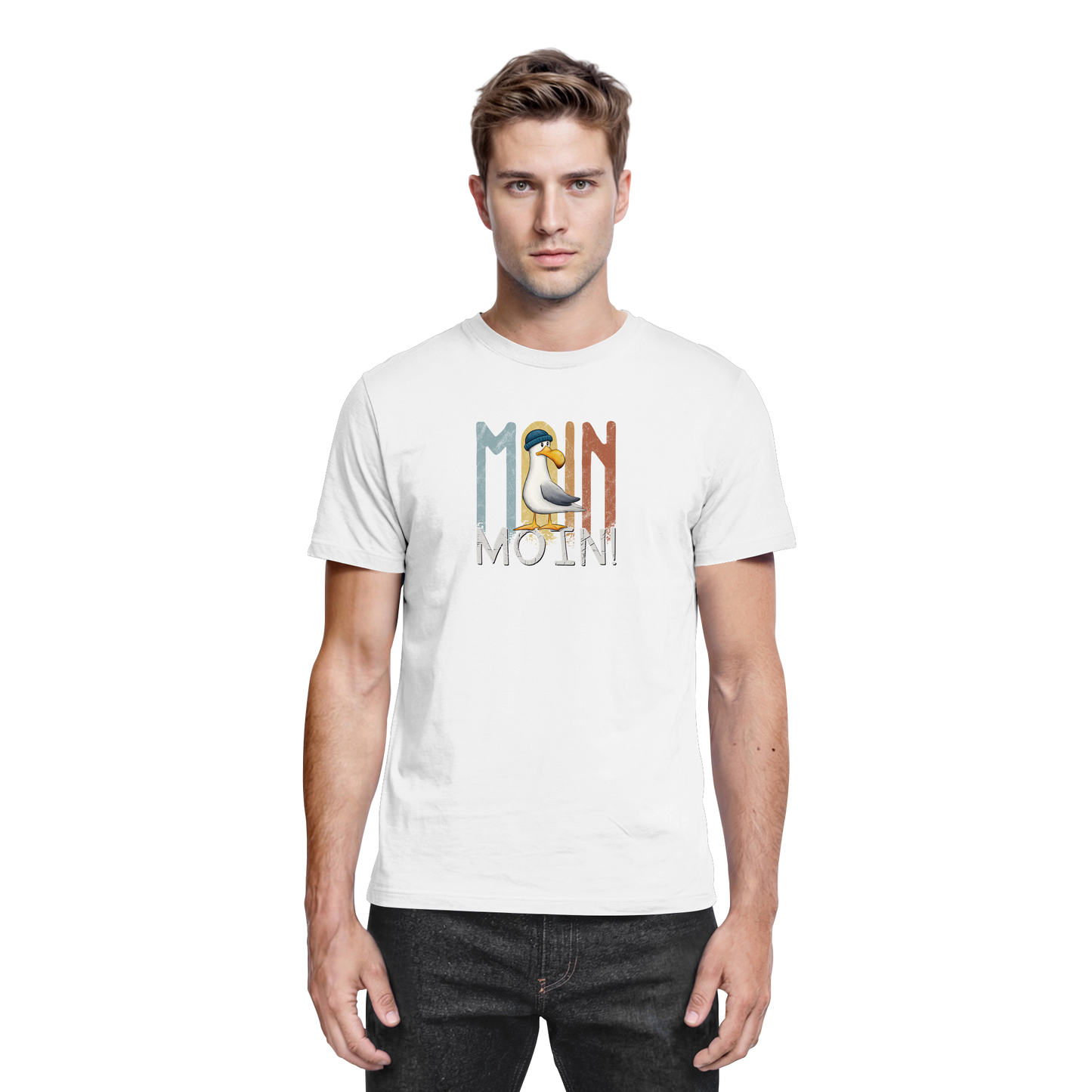 Moin Moin norddeutsche Möwe - Premium Shirt