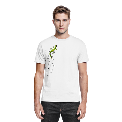 Kletternder Gecko mit Spuren - Premium Shirt