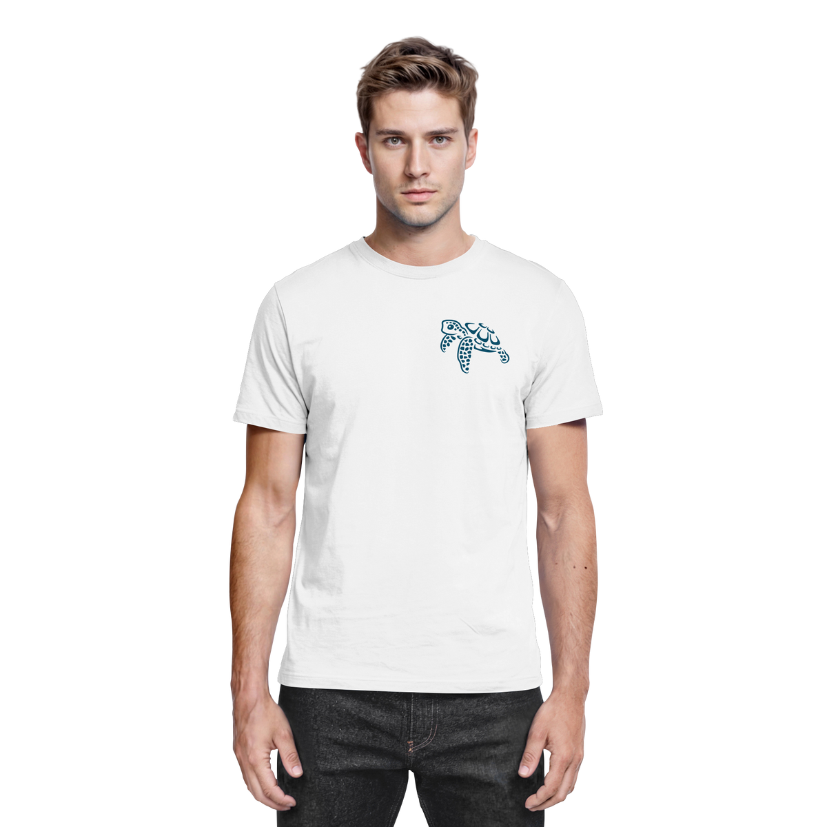Lässig lustige Wasserschildkröte - Premium Shirt