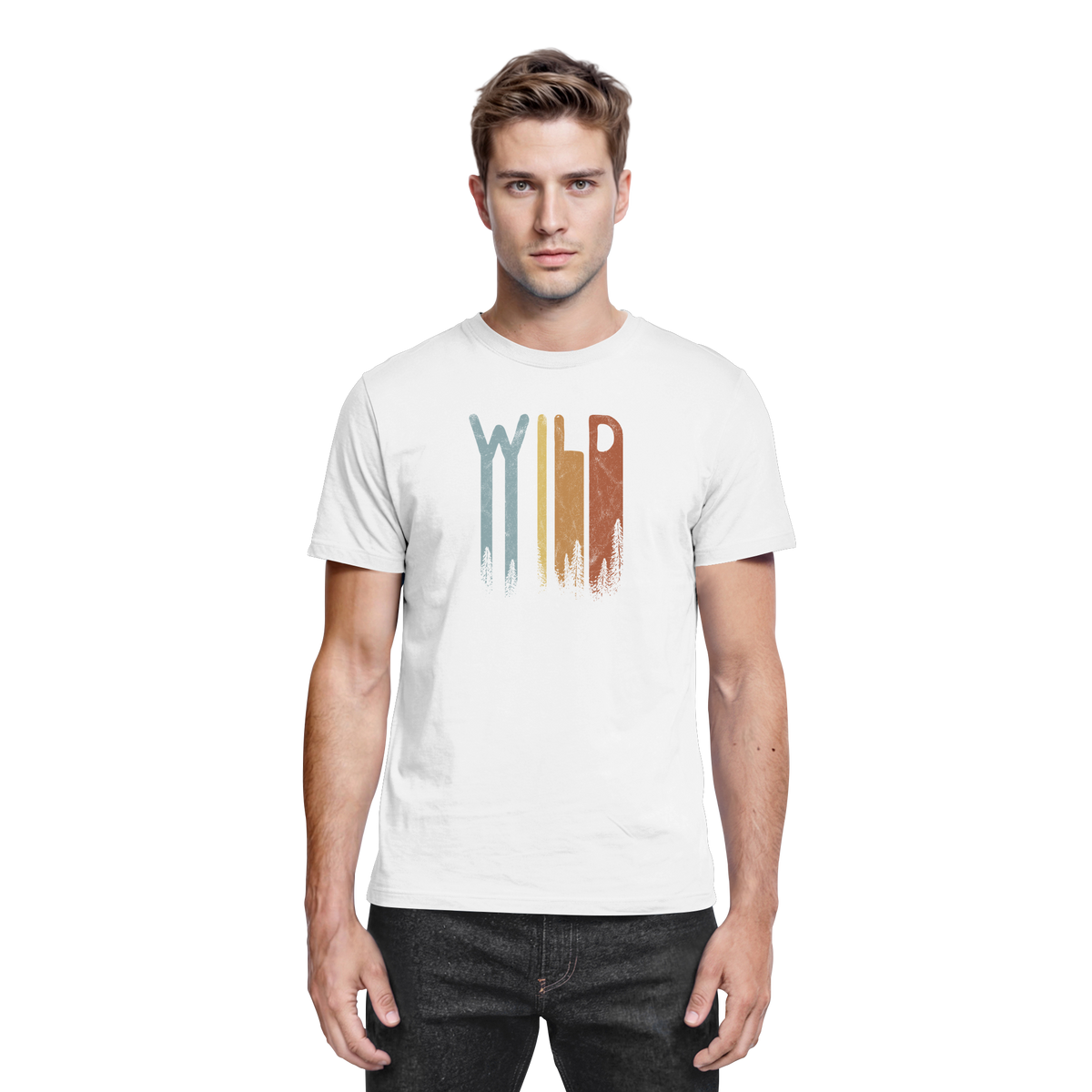 Wild Retro Schriftzug - Premium Shirt