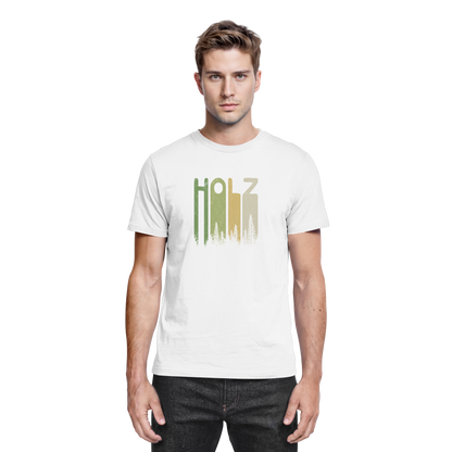 Holz Retro Wald Schriftzug - Premium Shirt