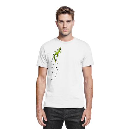Kletternder Gecko mit Spuren - Premium Shirt