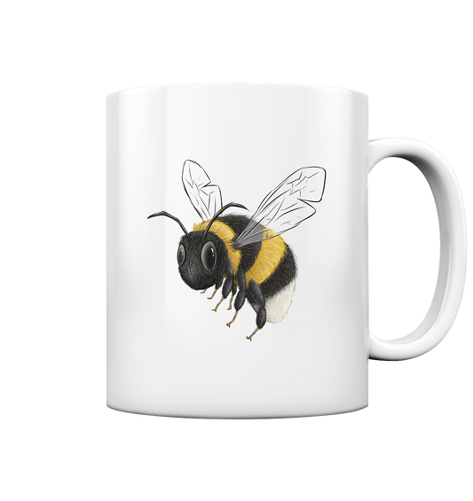 Kleine brummige Hummel - Tasse glossy