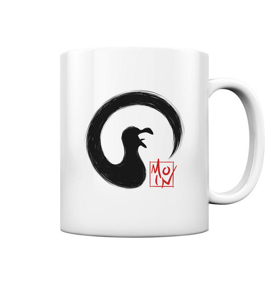Moin kreischende japanische Enso Möwe - Tasse glossy