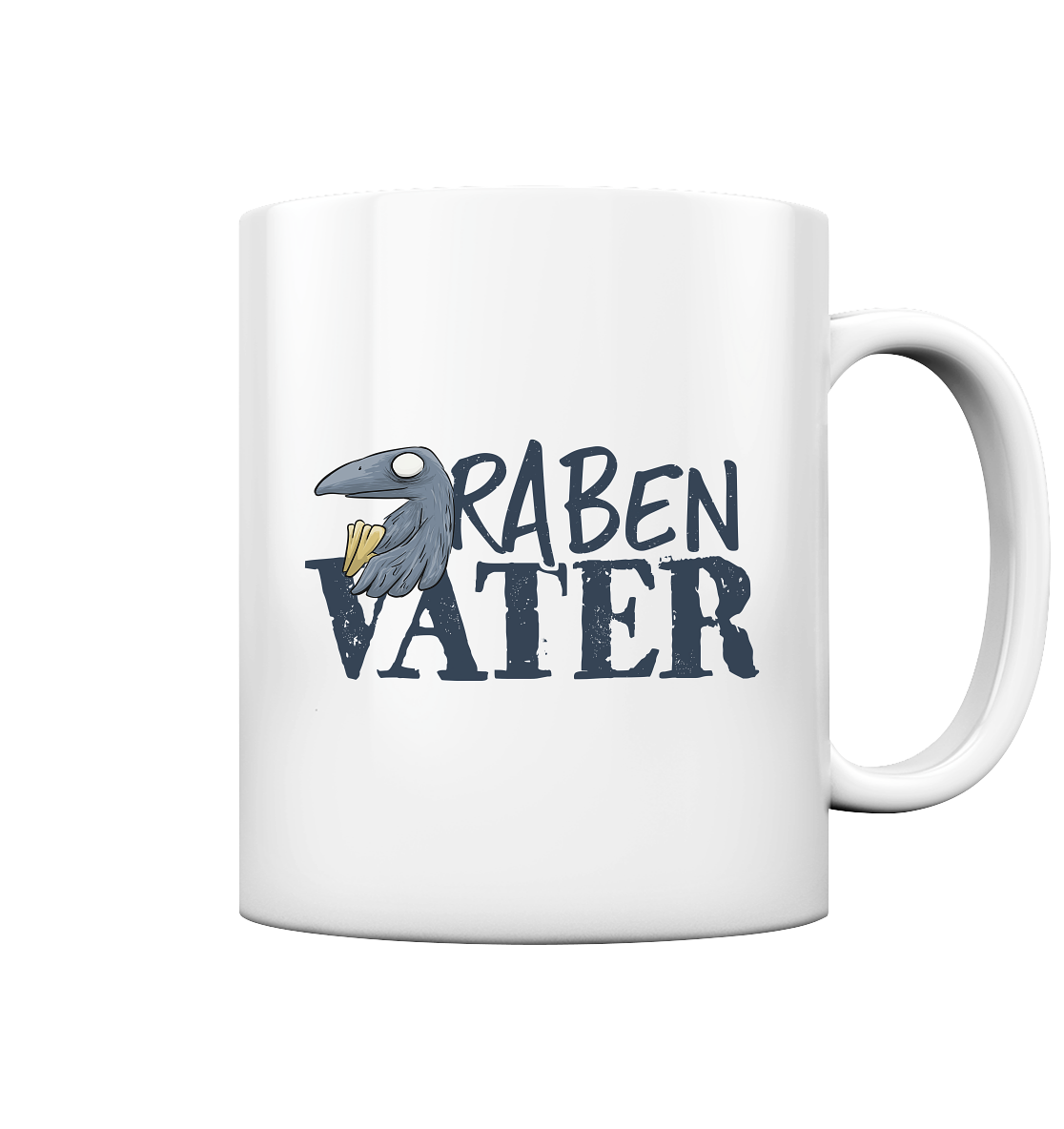 Rabenvater Krähenpapa - Tasse glossy