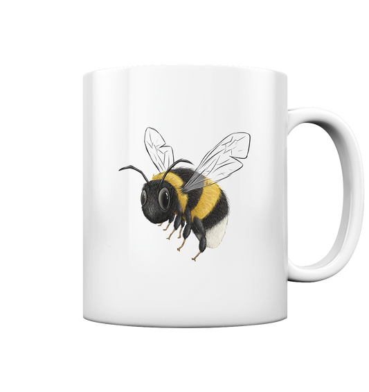 Kleine brummige Hummel - Tasse glossy