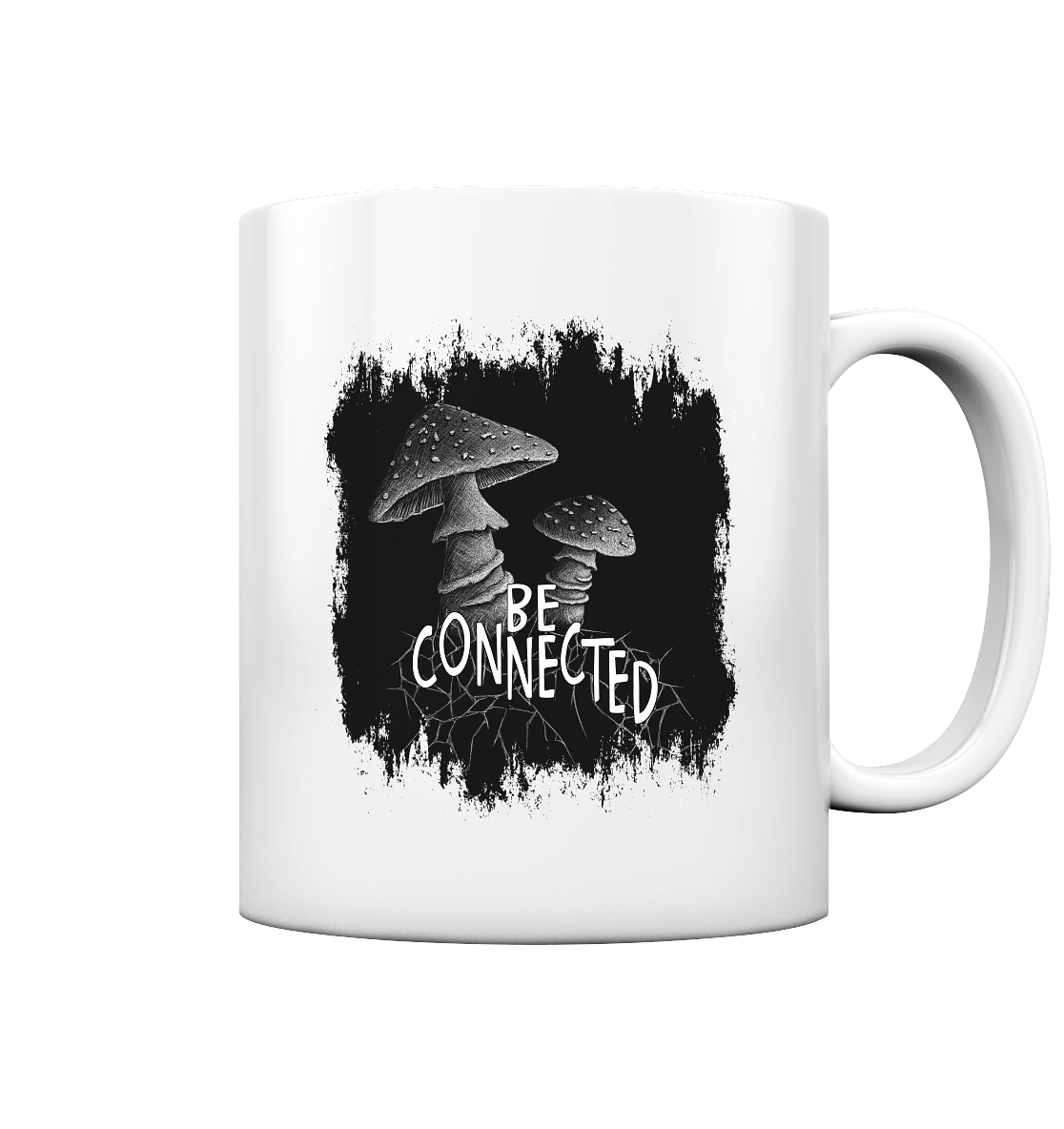 Be Connected Panther-Pilz - Tasse glossy