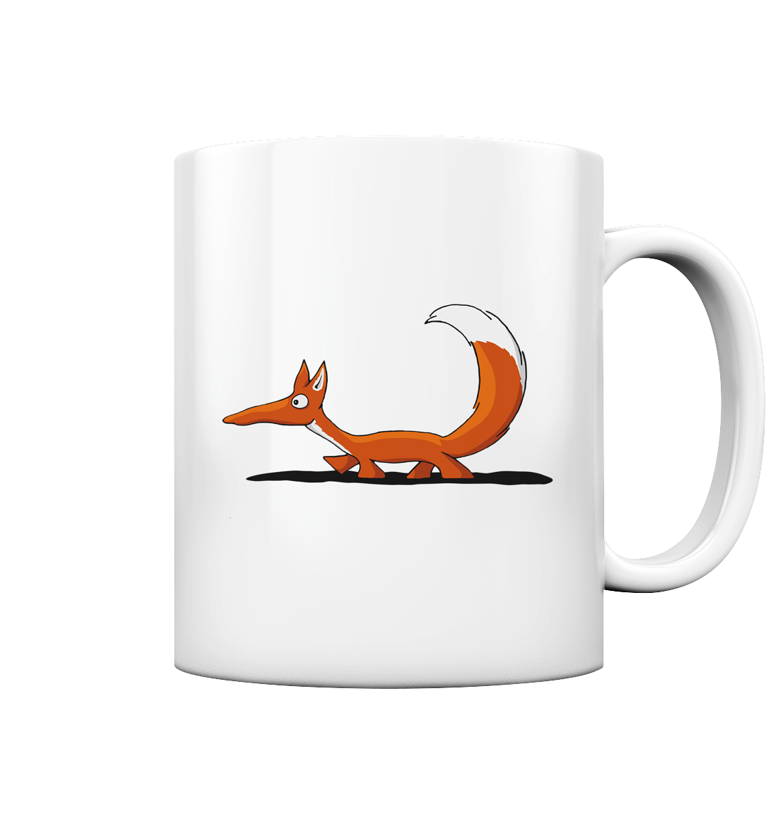 Lässiger cooler Fuchs | Mr. Fox, der Schleicher - Tasse glossy