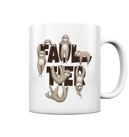 Viele gechillte Faultiere - Tasse glossy