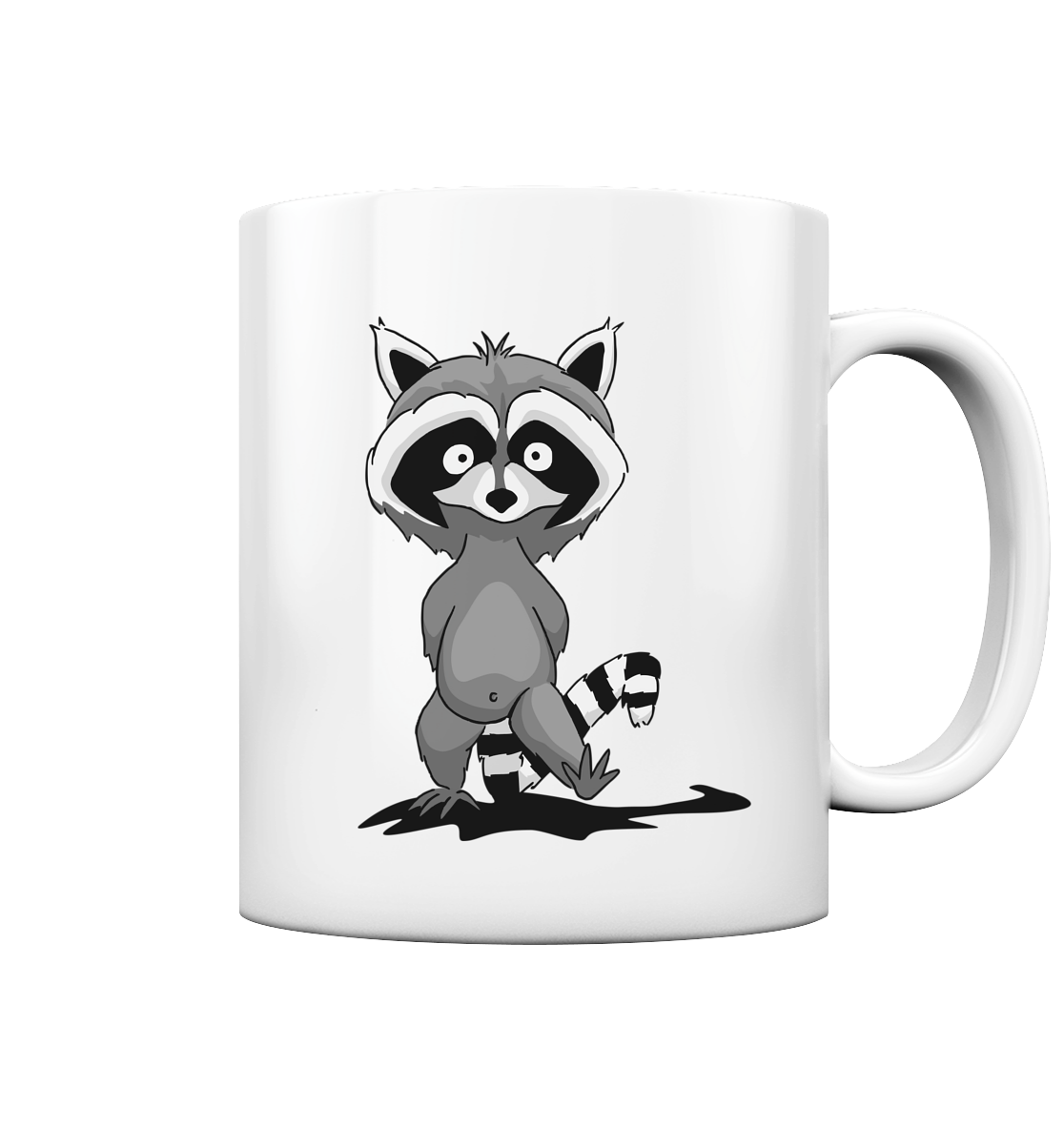 Frecher kleiner Waschbär - Tasse glossy