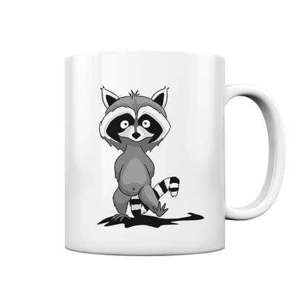 Frecher kleiner Waschbär - Tasse glossy