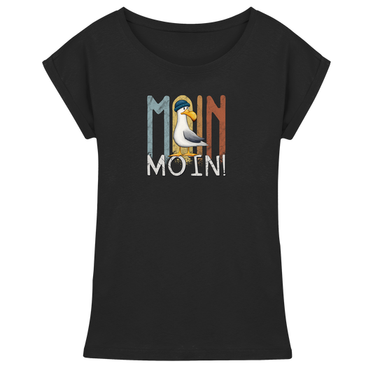 Moin Moin norddeutsche Möwe - Womens Extended Shoulder T-Shirt