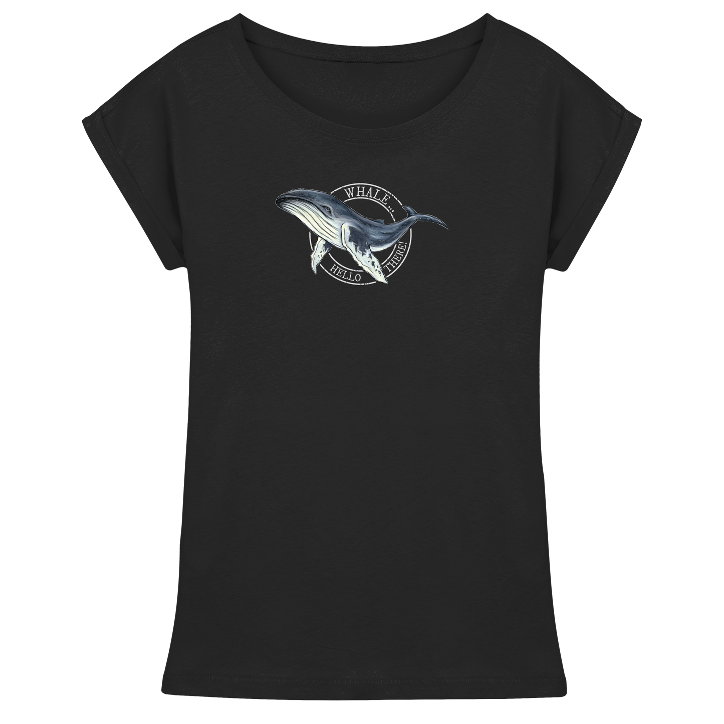 Whale, Hello There | Buckelwal - Womens Extended Shoulder T-Shirt