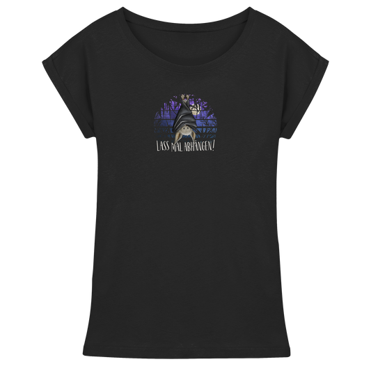 Lass mal abhängen Fledermaus - Womens Extended Shoulder T-Shirt
