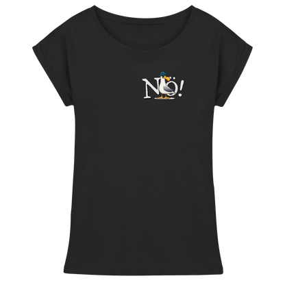 Nö Kein Bock Möwe - Womens Extended Shoulder T-Shirt
