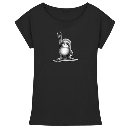 Rock On Party Faultier - Womens Extended Shoulder T-Shirt