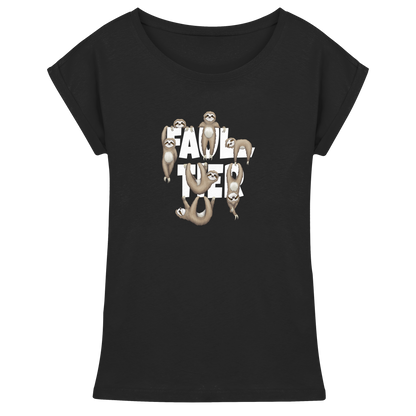 Viele gechillte Faultiere - Womens Extended Shoulder T-Shirt
